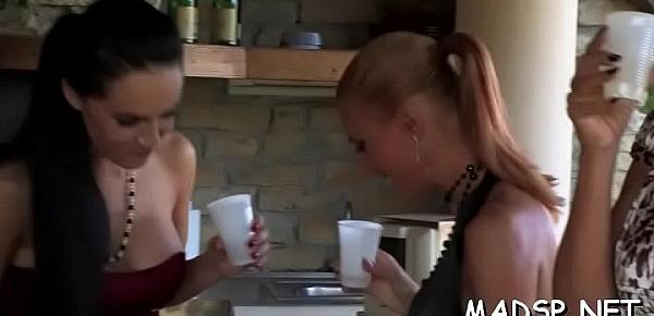  Dirty lesbos fuck every other